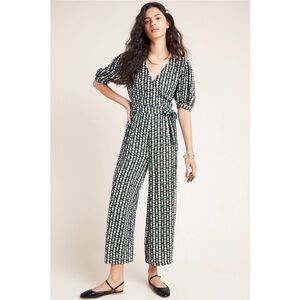 Anthro x Kachel Evie Abstract Jumpsuit